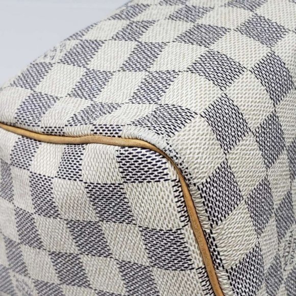 AUTH Louis Vuitton Damier Azur Speedy 25 Hand Bag - Picture 8 of 13